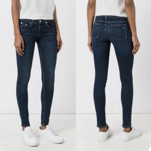 Rag & Bone 9 Inch Skinny Ankle Phoenicia Modele —Size 25 - Picture 8 of 15